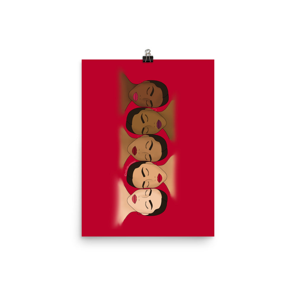 Shades of Brown Print (Individual)