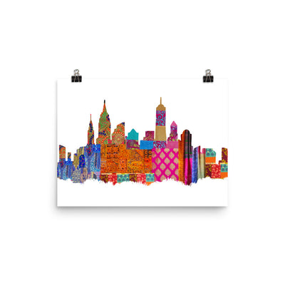 NYC Desi Fabric Print