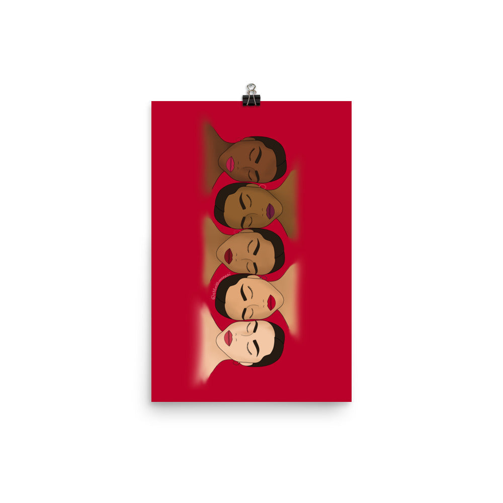Shades of Brown Print (Individual)