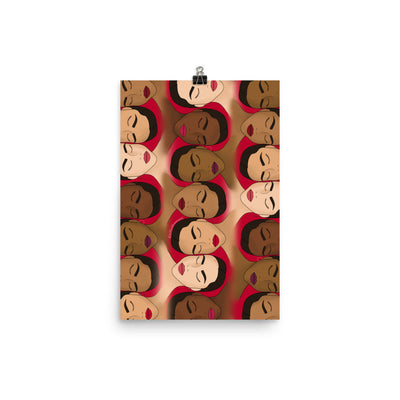 Shades of Brown Print
