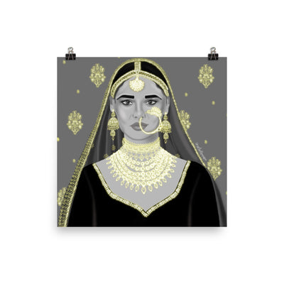 Gold Jewelry Rani Print