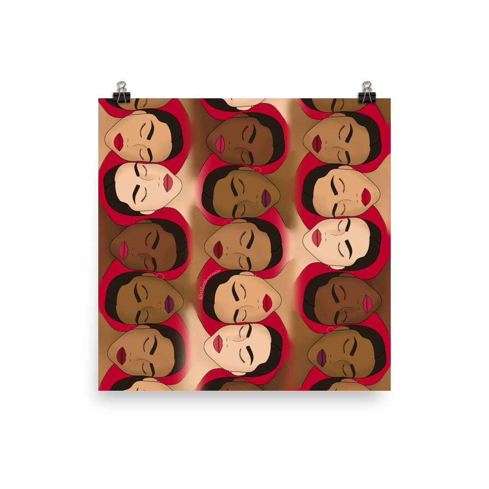 Shades of Brown Print