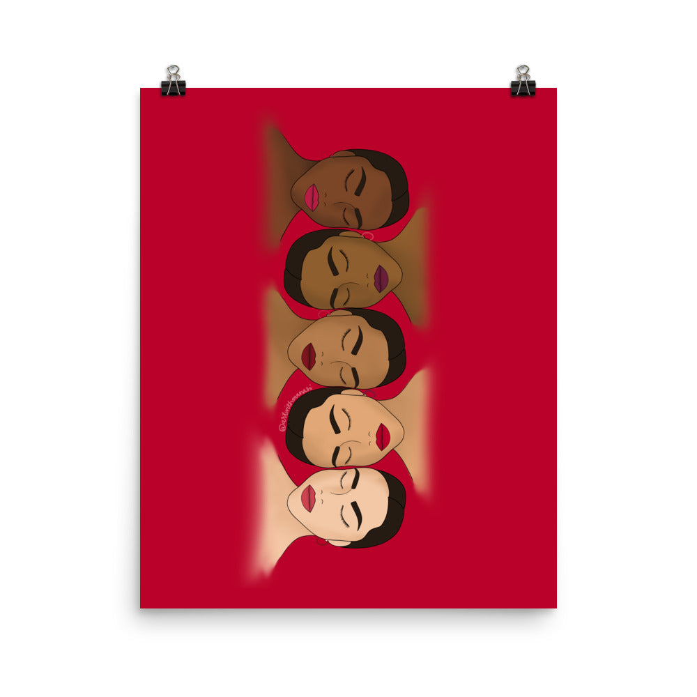 Shades of Brown Print (Individual)