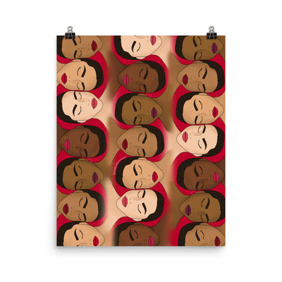 Shades of Brown Print