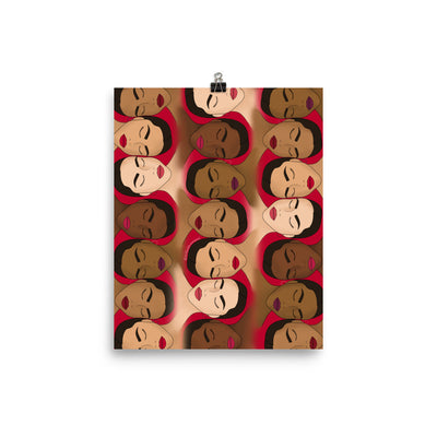 Shades of Brown Print