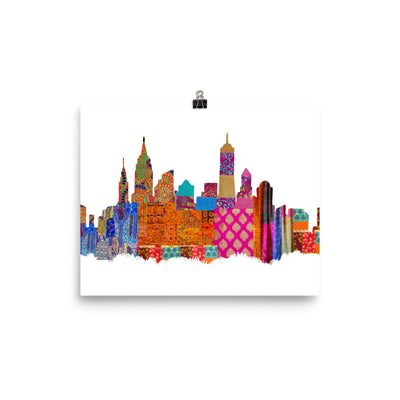 NYC Desi Fabric Print