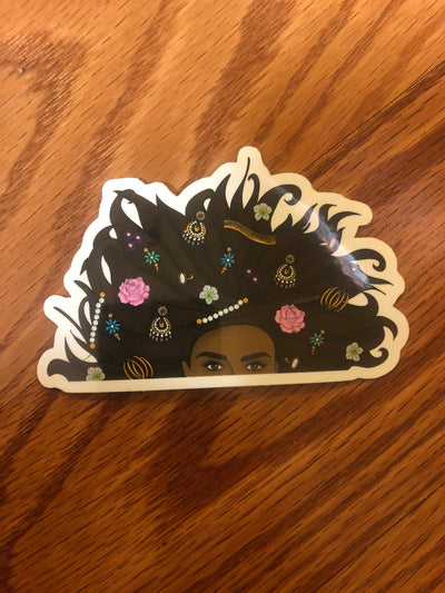 Sticker: Dreaming of Jewelry and Flowers