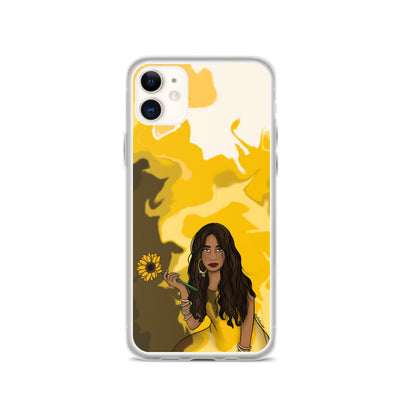 Sunflower Swirl Phone Case: iPhone