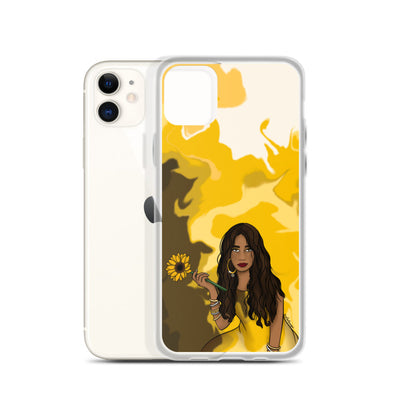 Sunflower Swirl Phone Case: iPhone
