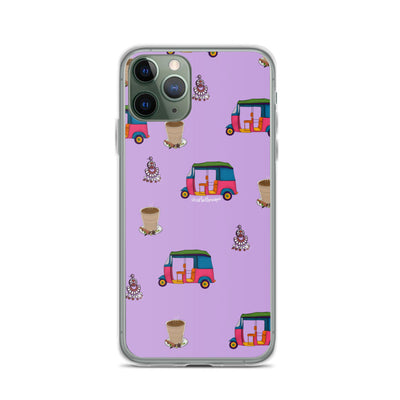 Auto, Earrings, and Chai Purple Phone Case: iPhone