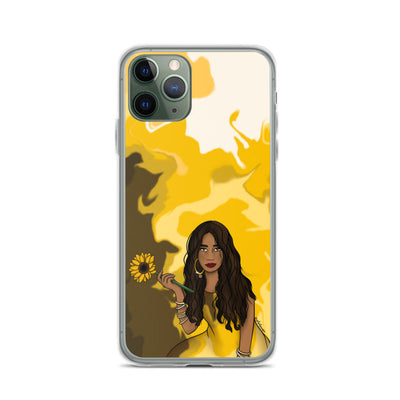 Sunflower Swirl Phone Case: iPhone