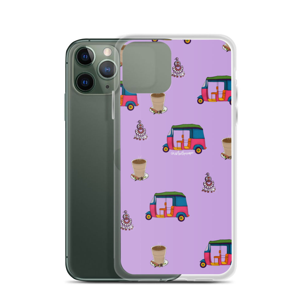 Auto, Earrings, and Chai Purple Phone Case: iPhone