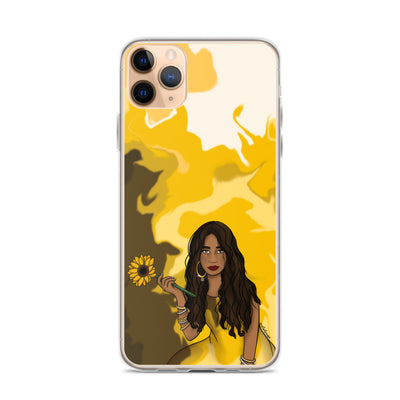 Sunflower Swirl Phone Case: iPhone