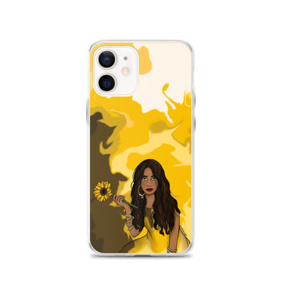 Sunflower Swirl Phone Case: iPhone