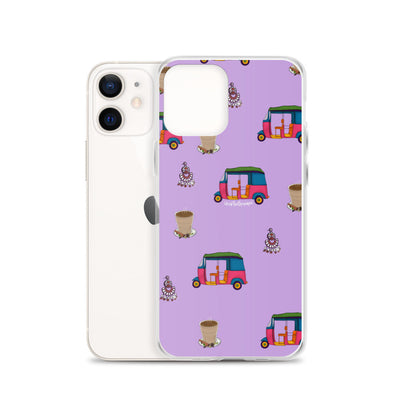 Auto, Earrings, and Chai Purple Phone Case: iPhone