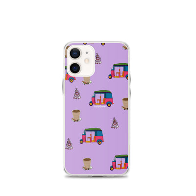 Auto, Earrings, and Chai Purple Phone Case: iPhone