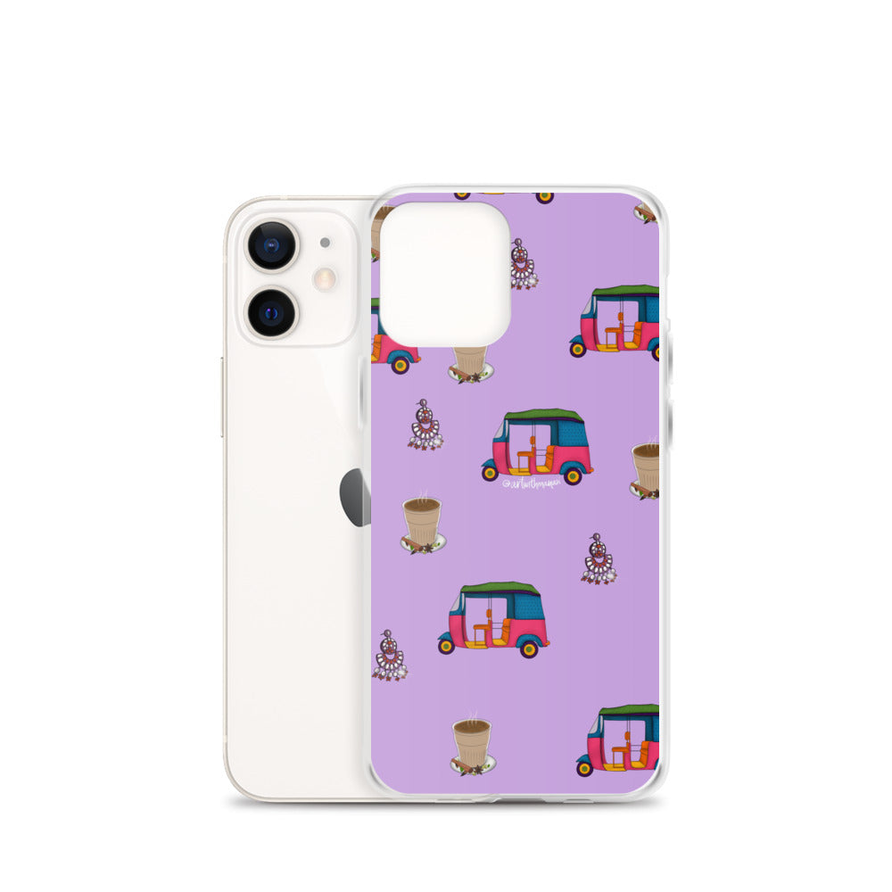 Auto, Earrings, and Chai Purple Phone Case: iPhone