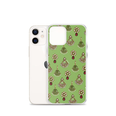 Desi Earrings Green Phone Case: iPhone