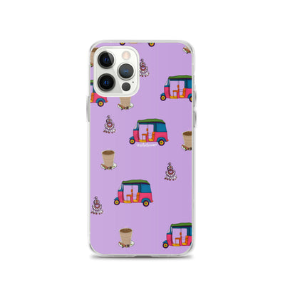 Auto, Earrings, and Chai Purple Phone Case: iPhone