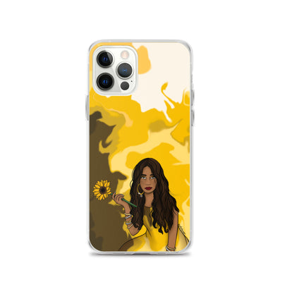 Sunflower Swirl Phone Case: iPhone