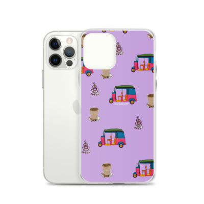 Auto, Earrings, and Chai Purple Phone Case: iPhone