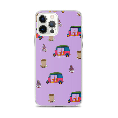 Auto, Earrings, and Chai Purple Phone Case: iPhone