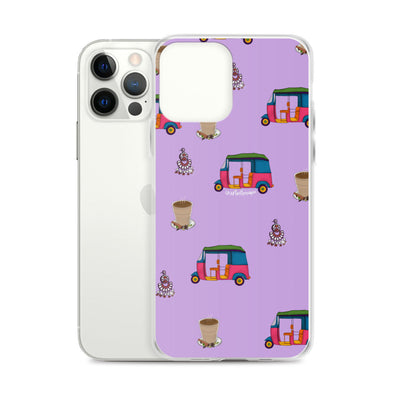 Auto, Earrings, and Chai Purple Phone Case: iPhone