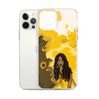 Sunflower Swirl Phone Case: iPhone