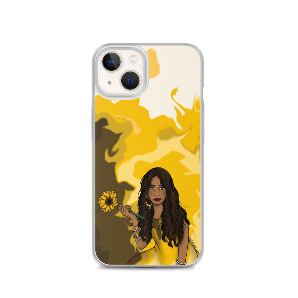 Sunflower Swirl Phone Case: iPhone