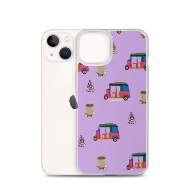 Auto, Earrings, and Chai Purple Phone Case: iPhone