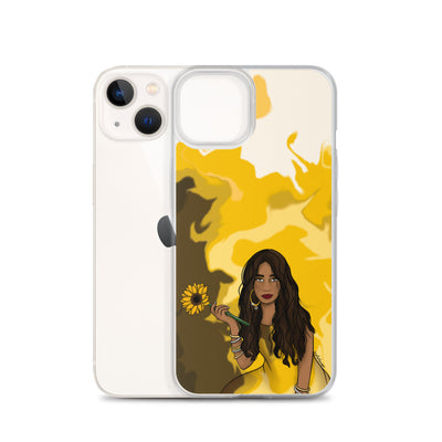 Sunflower Swirl Phone Case: iPhone