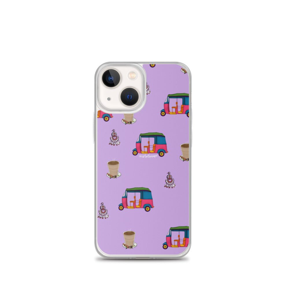 Auto, Earrings, and Chai Purple Phone Case: iPhone