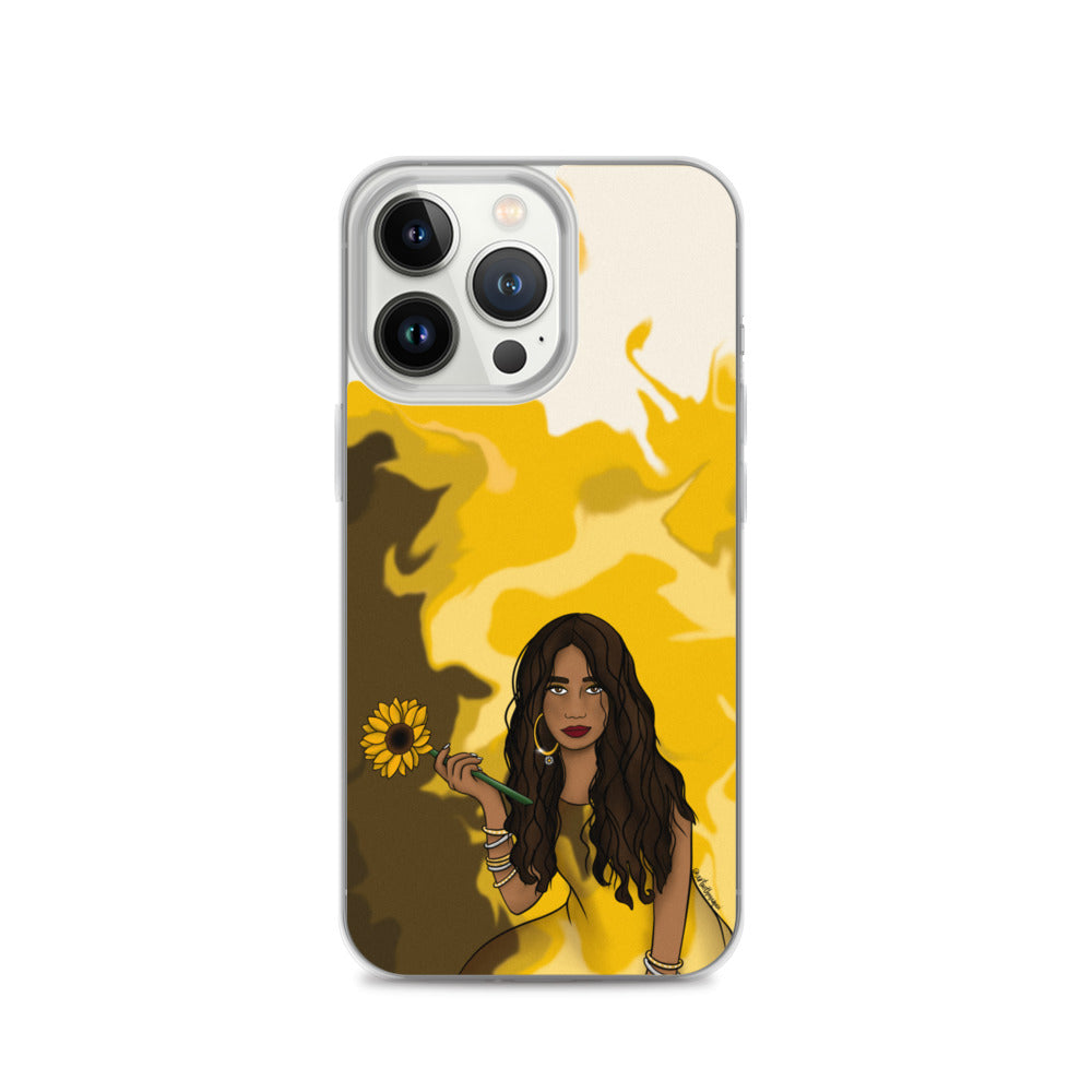 Sunflower Swirl Phone Case: iPhone