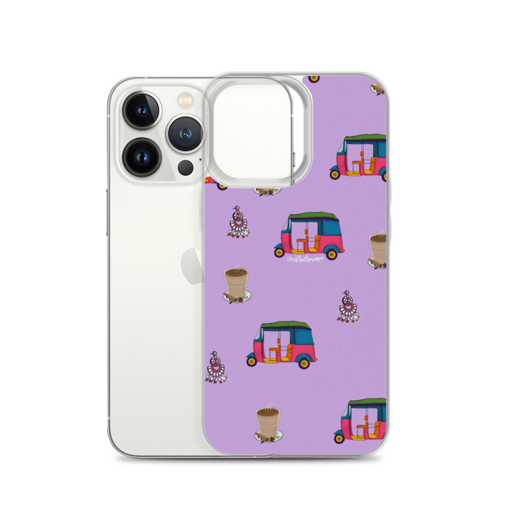 Auto, Earrings, and Chai Purple Phone Case: iPhone
