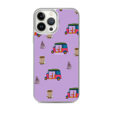 Auto, Earrings, and Chai Purple Phone Case: iPhone