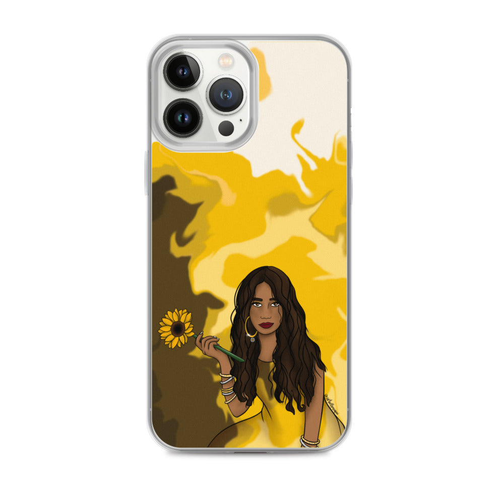 Sunflower Swirl Phone Case: iPhone