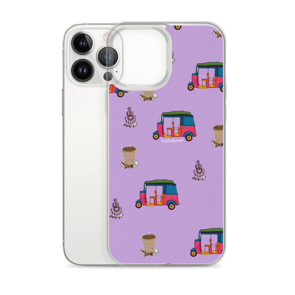 Auto, Earrings, and Chai Purple Phone Case: iPhone