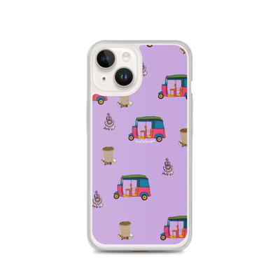 Auto, Earrings, and Chai Purple Phone Case: iPhone