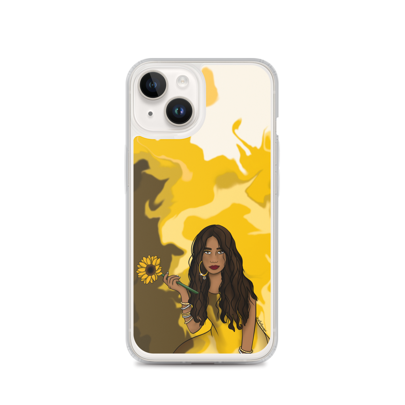 Sunflower Swirl Phone Case: iPhone