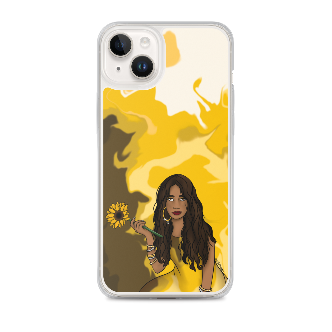 Sunflower Swirl Phone Case: iPhone