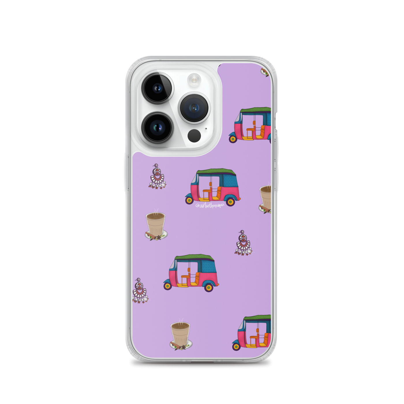 Auto, Earrings, and Chai Purple Phone Case: iPhone