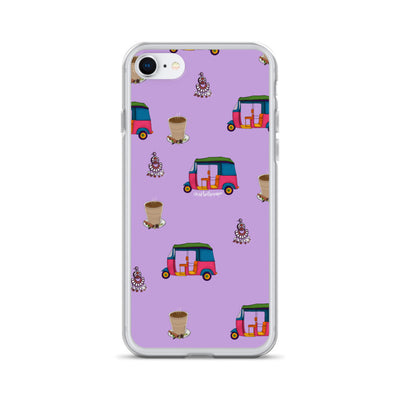 Auto, Earrings, and Chai Purple Phone Case: iPhone