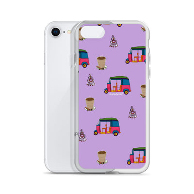 Auto, Earrings, and Chai Purple Phone Case: iPhone