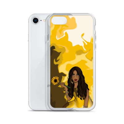 Sunflower Swirl Phone Case: iPhone