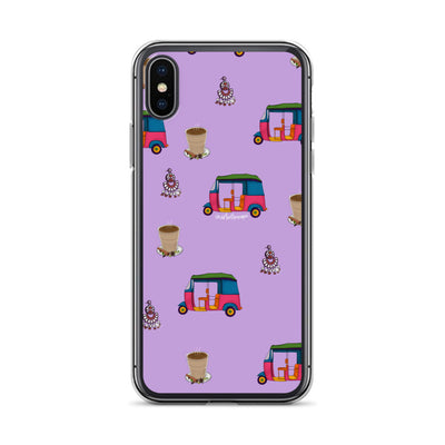Auto, Earrings, and Chai Purple Phone Case: iPhone