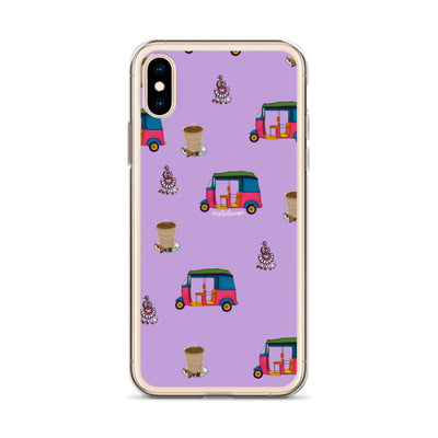 Auto, Earrings, and Chai Purple Phone Case: iPhone
