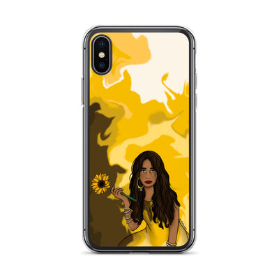 Sunflower Swirl Phone Case: iPhone