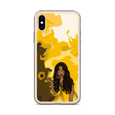Sunflower Swirl Phone Case: iPhone