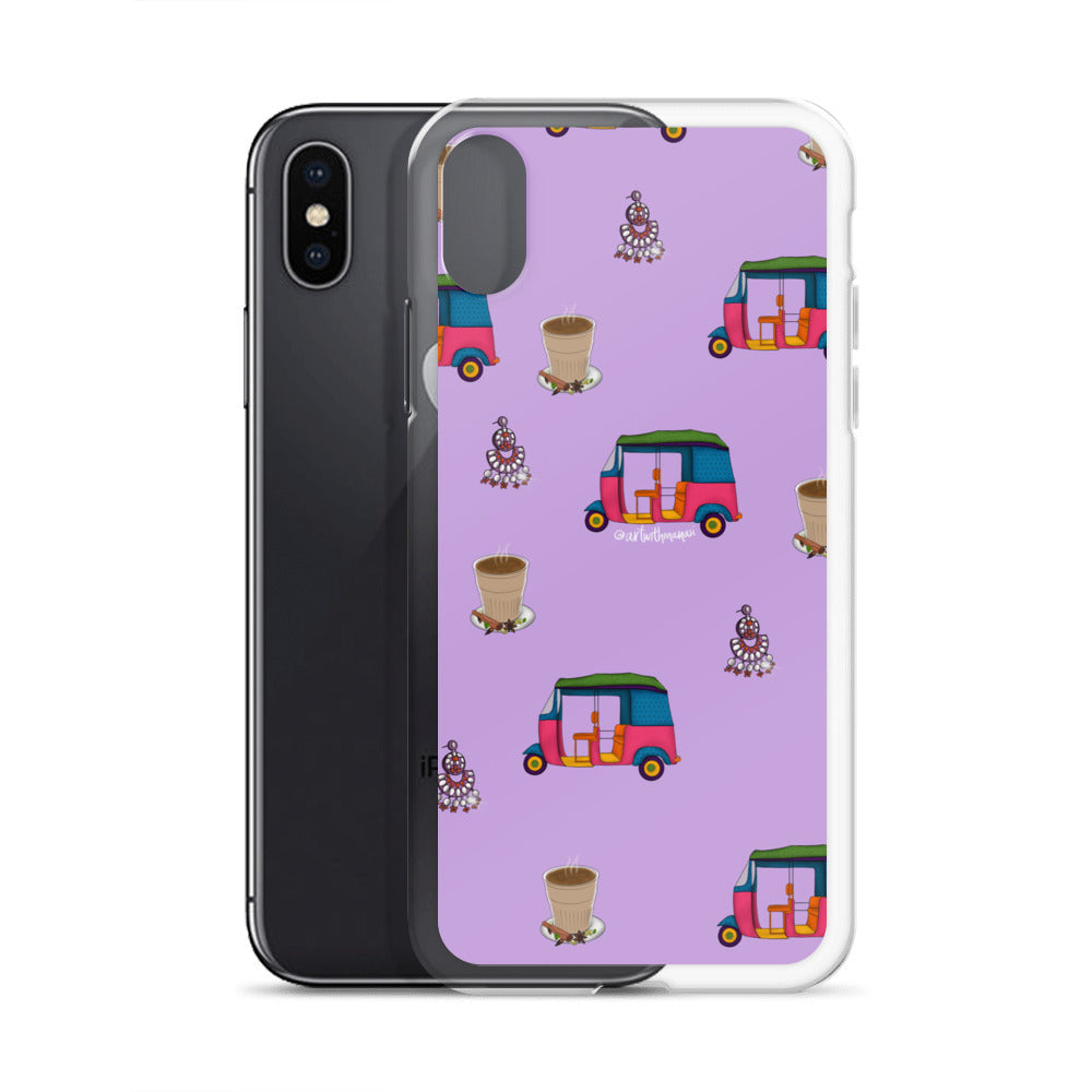 Auto, Earrings, and Chai Purple Phone Case: iPhone
