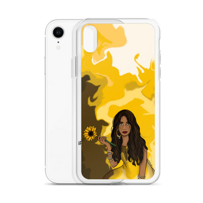 Sunflower Swirl Phone Case: iPhone